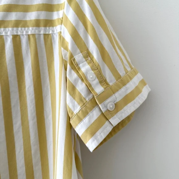 Everlane Day Tripper Dress - Yellow & White Striped XXS - Picture 6 of 14